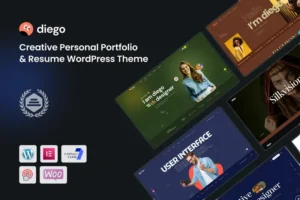 Mua Diego - Creative Portfolio WordPress Theme giá rẻ
