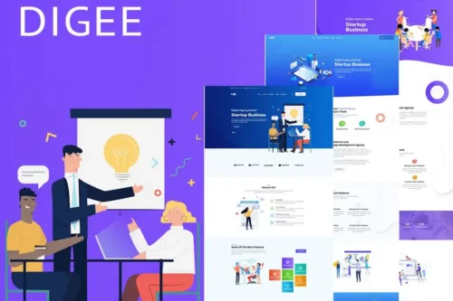 Mua Digee - Digital Marketing Agency WordPress Theme giá rẻ