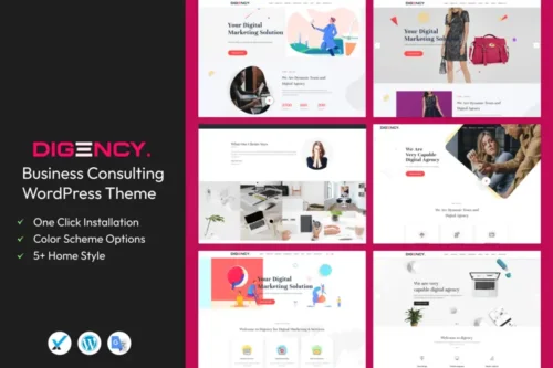 Mua Digency – Multi-Purpose Portfolio WordPress Theme giá rẻ