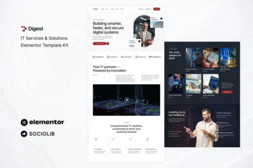 Mua Digest - IT Services & Solutions Elementor Template Kit giá rẻ