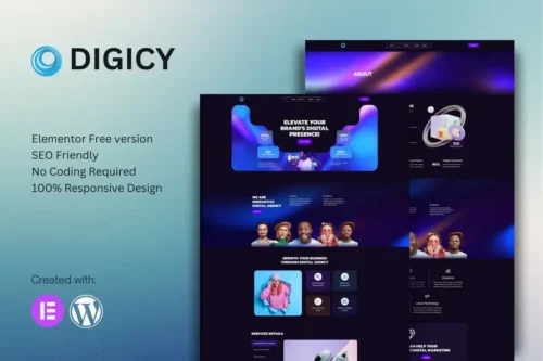 Mua Digicy - Digital Marketing Agency Elementor Template Kit giá rẻ