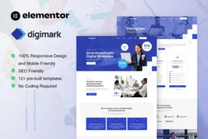 Mua Digimark - Digital Marketing Agency Elementor Pro Template Kit giá rẻ