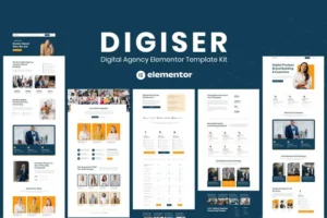 Mua Digiser - Digital Agency Elementor Template Kit giá rẻ