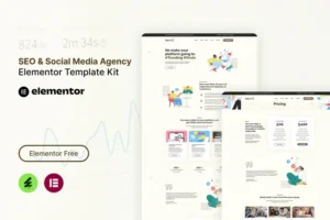 Mua Digistar - SEO & Social Media Agency Elementor Templat Kit giá rẻ