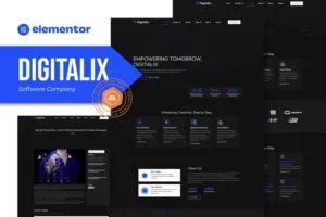 Mua Digitalix - Software Company Elementor Pro Template Kit giá rẻ