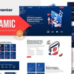 Dinamic – Customer Service & Solution Elementor Pro Template Kit