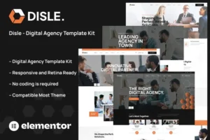 Mua Disle - Digital Agency Elementor Template Kit giá rẻ