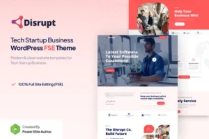 Mua Disrupt – Tech Startup Business WordPress Theme giá rẻ