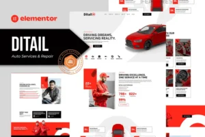 Mua Ditail - Auto Services & Repair Elementor Pro Template Kit giá rẻ