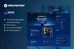Mua Divin - Diving Club Elementor ProTemplate Kit giá rẻ