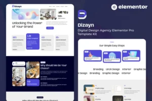 Mua Dizayn - Digital Design Agency Elementor Pro Template Kit giá rẻ