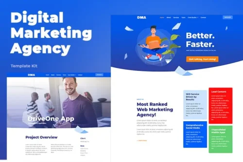 Mua DMA - Digital Marketing Agency Template Kit giá rẻ