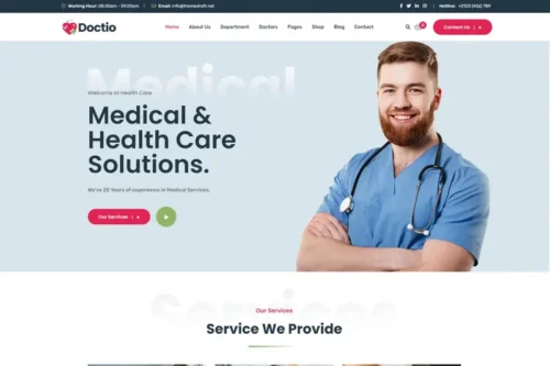 Mua Doctio - Medical Health WordPress Theme giá rẻ