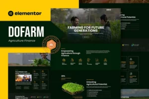 Mua Dofarm - Agriculture Finance Elementor Pro Template Kit giá rẻ