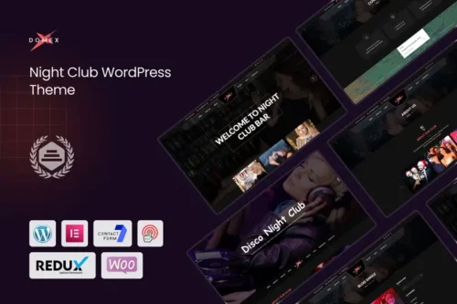 Mua Domex - Night Club WordPress Theme giá rẻ