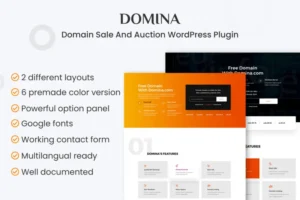 Mua Domina - Domain For Sale & Auction Plugin giá rẻ