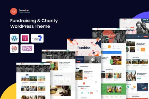 Mua Donakion - Charity Foundation WordPress Theme giá rẻ