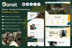 Mua Donat - Charity & Fundraising WordPress Theme giá rẻ