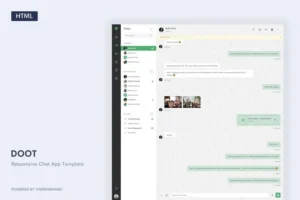 Mua Doot - Chat App Template + Sketch, Figma & AdobeXD giá rẻ