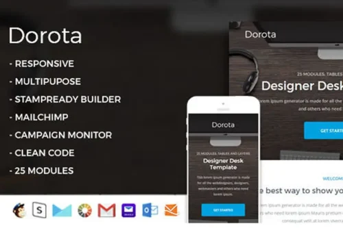 Mua Dorota-Responsive Email Template giá rẻ