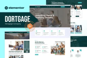 Mua Dortgage - Mortgage Company Elementor Template Kit giá rẻ