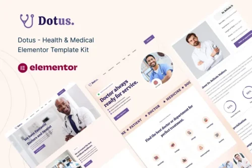 Mua Dotus - Health & Medical Elementor Template Kit giá rẻ