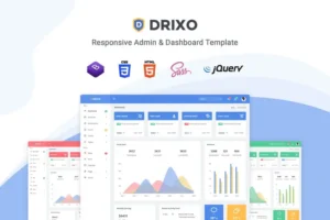 Mua Drixo - Admin & Dashboard Template giá rẻ