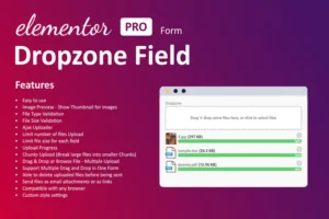 Mua Dropzone Field For Elementor Form giá rẻ