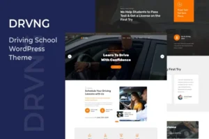 Mua DRVNG - Driving School WordPress Theme giá rẻ