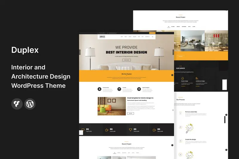 Mua Duplex - Interior and Architecture WordPress Theme giá rẻ