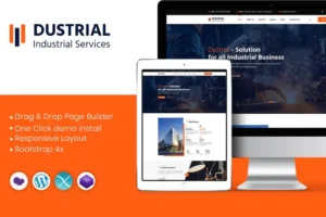 Mua Dustrial - Factory & Industrial WordPress Theme giá rẻ