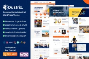 Mua Dustrix - Construction and Industry WordPress Them giá rẻ