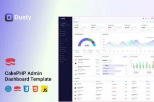 Mua Dusty - CakePHP Admin & Dashboard Template giá rẻ