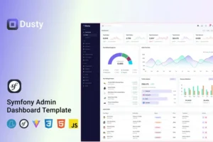 Mua Dusty - Symfony Admin & Dashboard Template giá rẻ