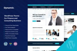 Mua Dynamic - Finance and Consulting WordPress Theme giá rẻ