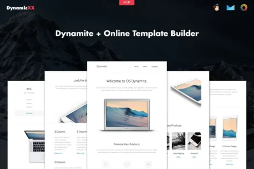 Mua Dynamite - Responsive APP / Promotion Email giá rẻ