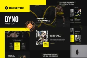 Mua Dyno - Fitness Gym Elementor Pro Template Kit giá rẻ
