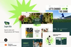 Mua EagleElite - Sports Club WordPress Theme giá rẻ