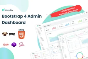 Mua EasyDev — HTML(Pug) Admin & Dashboard Template giá rẻ