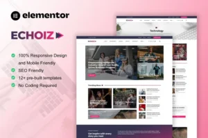 Mua Echoiz - News & Magazine Elementor Pro Template Kit giá rẻ
