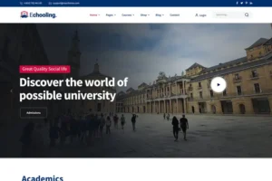 Mua Echooling - Education WordPress Theme giá rẻ