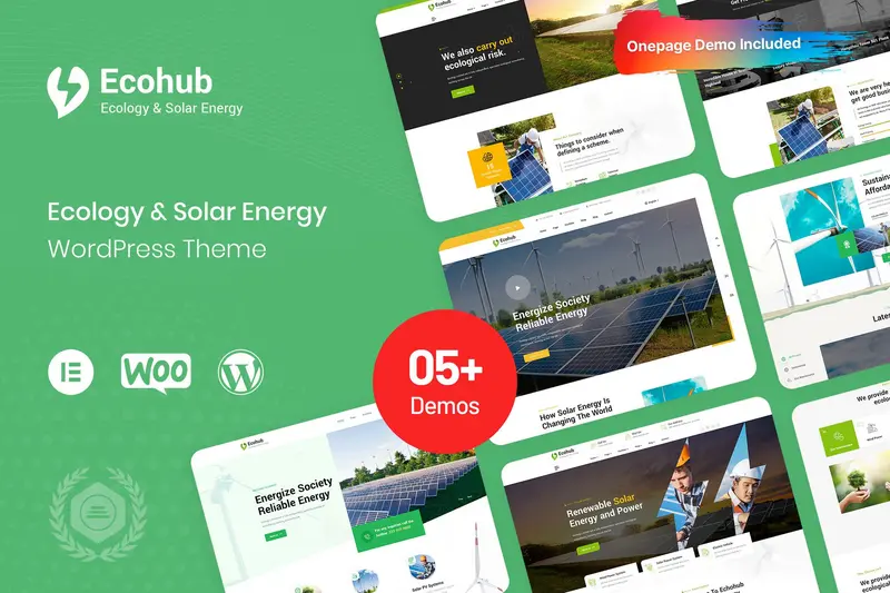Mua Ecohub - Ecology Solar WordPress Theme giá rẻ