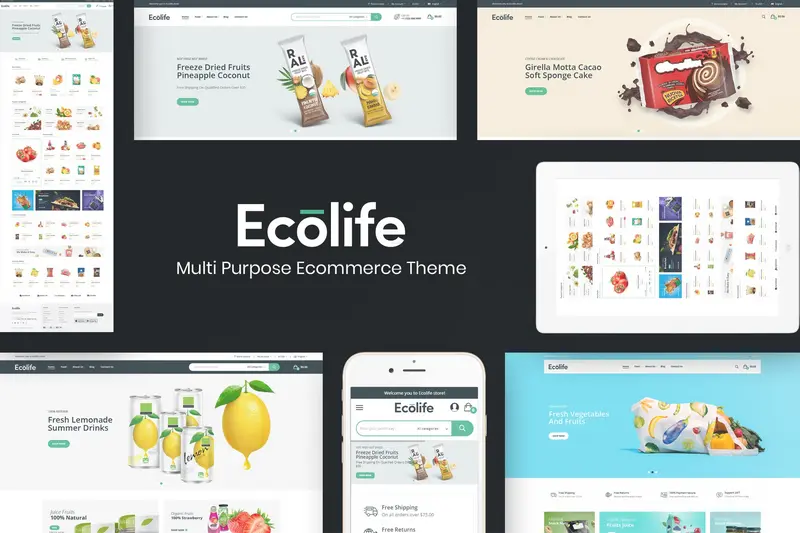 Mua Ecolife - Organic WooCommerce WordPress Theme giá rẻ