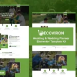 Ecoviron – Ecology & Enviroment Charity Elementor Pro Template Kit