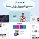 Educal – Online Courses Education WordPress Theme