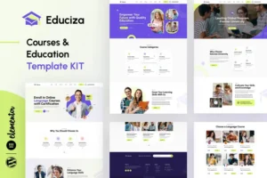 Mua Educiza - Courses & Education Elementor Template Kit giá rẻ