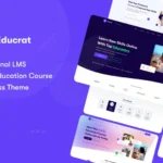 Educrat – Online Course Education WordPress Theme