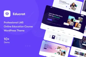 Mua Educrat - Online Course Education WordPress Theme giá rẻ