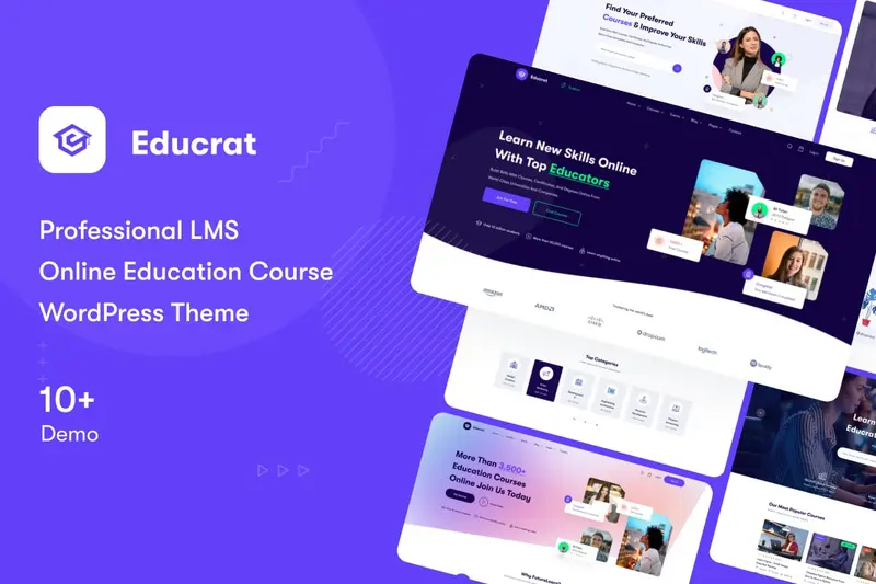 Mua Educrat - Online Course Education WordPress Theme giá rẻ