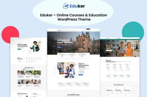 Mua Eduker – Education WordPress Theme giá rẻ